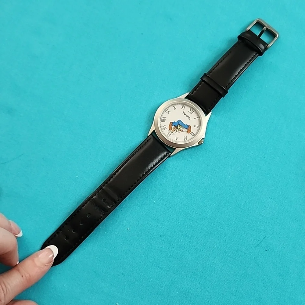 BNIB Vintage Disney Personalized Roman Numerals Goofy Watch